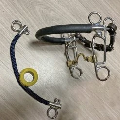 French Equestrian Jump'in High Port French Mouth Combination Bit 7 French Equestrian Jump'in High Port French Mouth Combination Bit