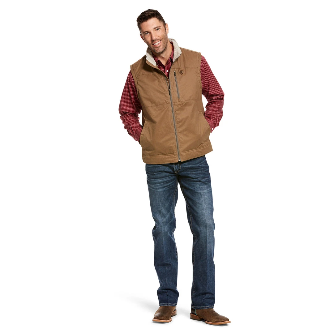 Ariat Men's Grizzly Canvas Vest 6 Ariat Men's Grizzly Canvas Vest
