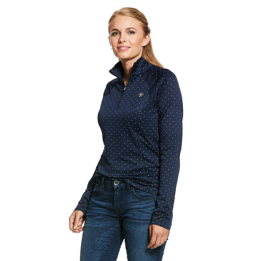Baselayers Ariat Women's Sunstopper 2.0 1/4 Zip Baselayer Long Sleeve 14 Baselayers Ariat Women's Sunstopper 2.0 1/4 Zip Baselayer Long Sleeve