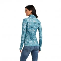 Ariat Women's Lowell 2.0 1/4 Zip Long Sleeve Baselayer Prints