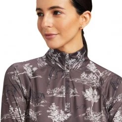Ariat Women's Lowell 2.0 1/4 Zip Long Sleeve Baselayer Prints