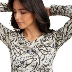 Ariat Women's Melange Print Long Sleeve Shirt 13 Ariat Women's Melange Print Long Sleeve Shirt