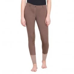 JPC Equestrian TuffRider Ladies Starter Lowrise Pull On Knee Patch Breeches