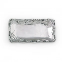 Arthur Court Equestrian Tray - 6" X 12" Equestrian Decor