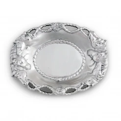 Arthur Court Equestrian Tray - Oval Equestrian Decor
