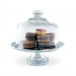 Equestrian Decor Arthur Court Equestrian Footed Plate With Glass Dome - 8