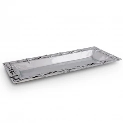 Arthur Court Equestrian Oblong Tray - Bit Pattern Equestrian Decor
