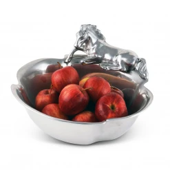Equestrian Decor Arthur Court Equestrian Bowl - 12 1/2"