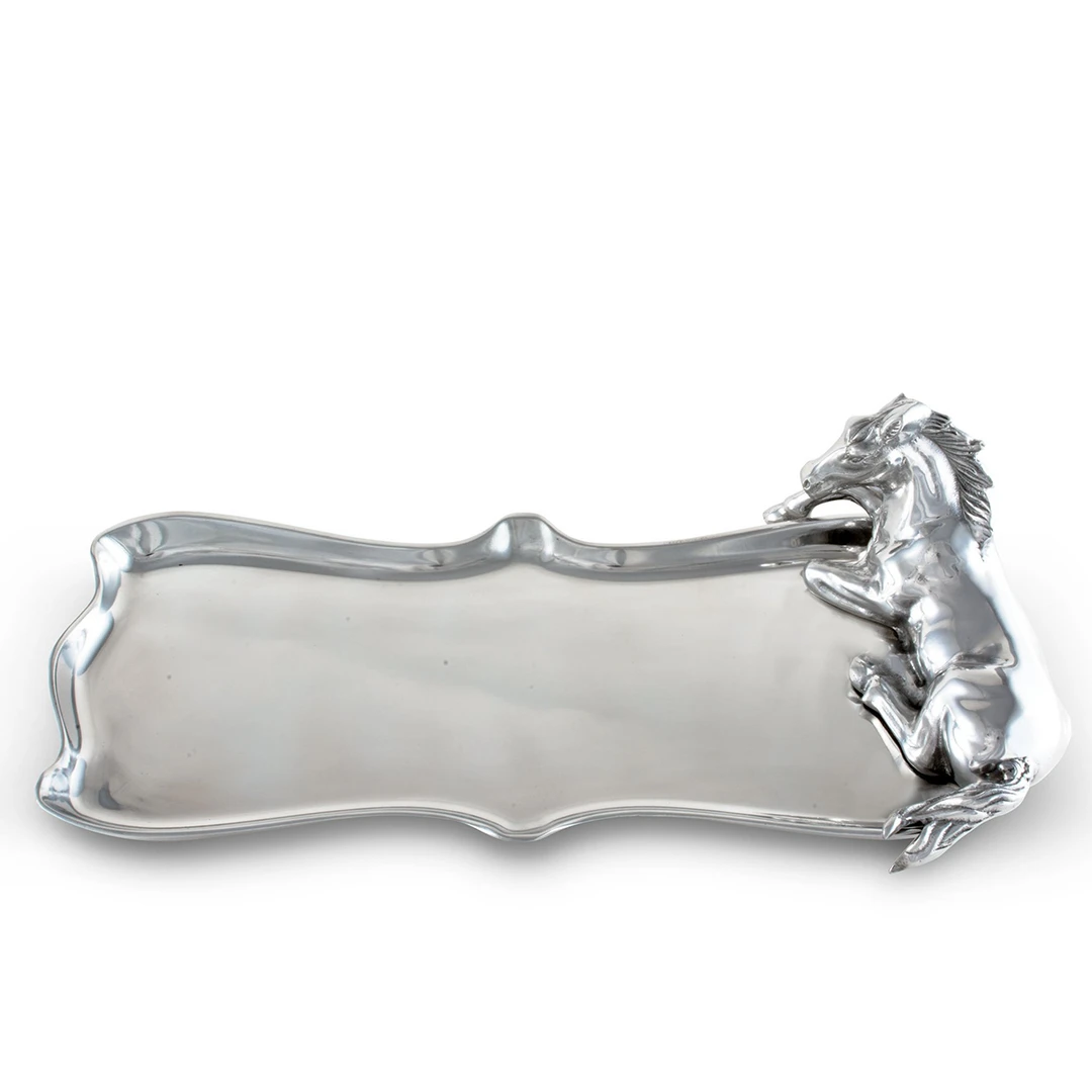 Arthur Court Equestrian Platter - Horse Figural Equestrian Decor 3 Arthur Court Equestrian Platter - Horse Figural Equestrian Decor
