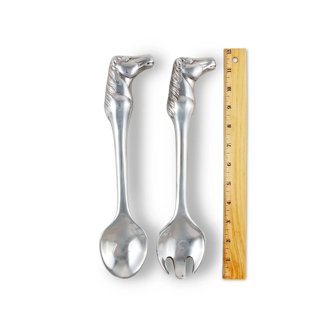 Arthur Court Horse Figural Serving Set - Set Of 2 5 Arthur Court Horse Figural Serving Set - Set Of 2