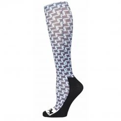 JPC Equestrian Equine Couture Ladies Geo Padded Knee Hi Boot Socks