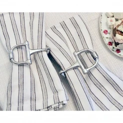Arthur Court Bit Napkin Ring Set Equestrian Decor 7 Arthur Court Bit Napkin Ring Set Equestrian Decor