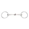 Weatherbeeta Horse Bits Korsteel Stainless Steel Solid Mouth 16MM Loose Ring Snaffle Bit