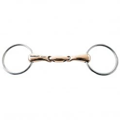 Weatherbeeta JP Korsteel Copper Mouth Oval Link Loose Ring Snaffle Bit Horse Bits