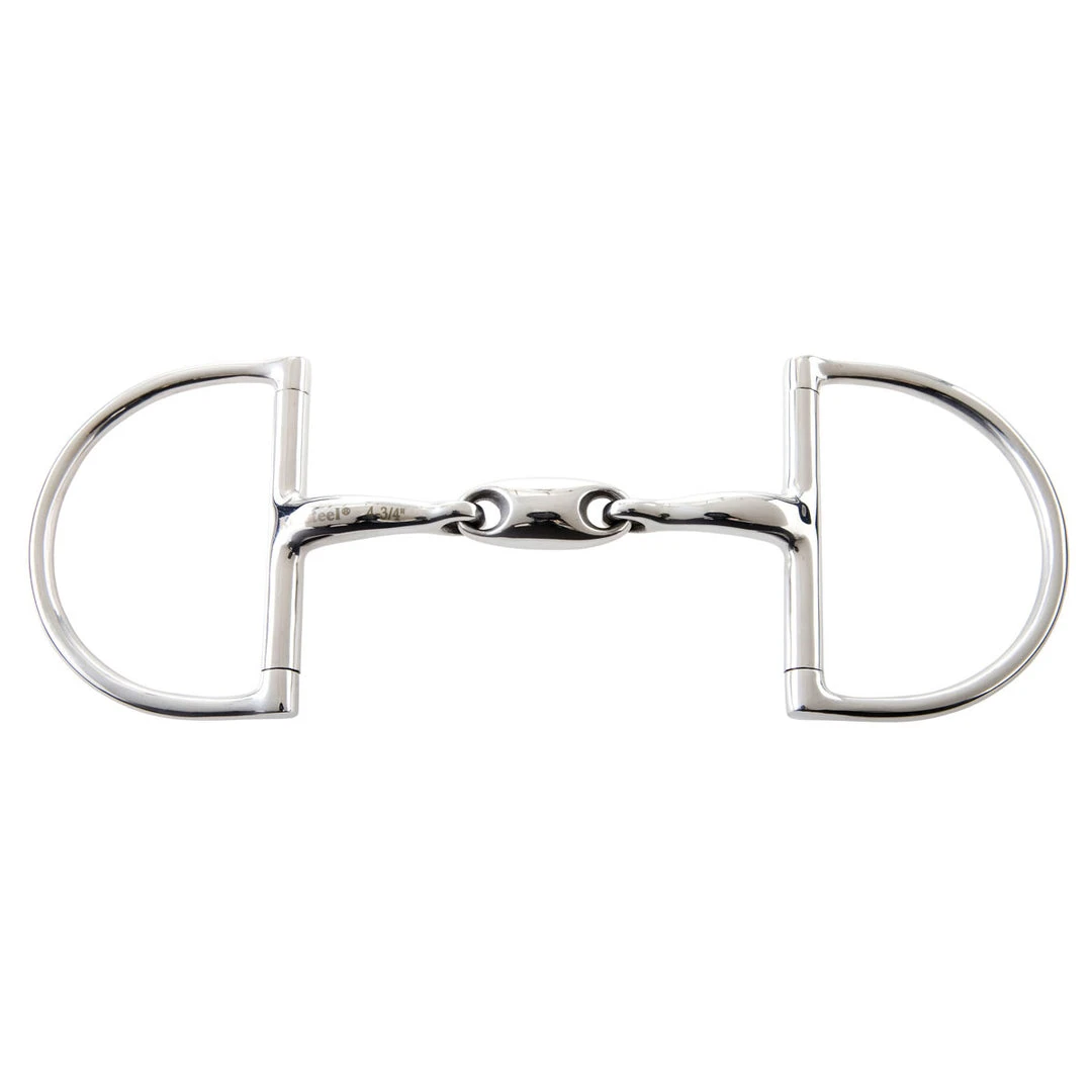 Weatherbeeta Horse Bits JP Korsteel Stainless Steel Oval Link Hunter Dee Ring Snaffle Bit 3 Weatherbeeta Horse Bits JP Korsteel Stainless Steel Oval Link Hunter Dee Ring Snaffle Bit