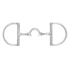 Weatherbeeta Korsteel Stainless Steel Segunda Dee Ring Snaffle Bit