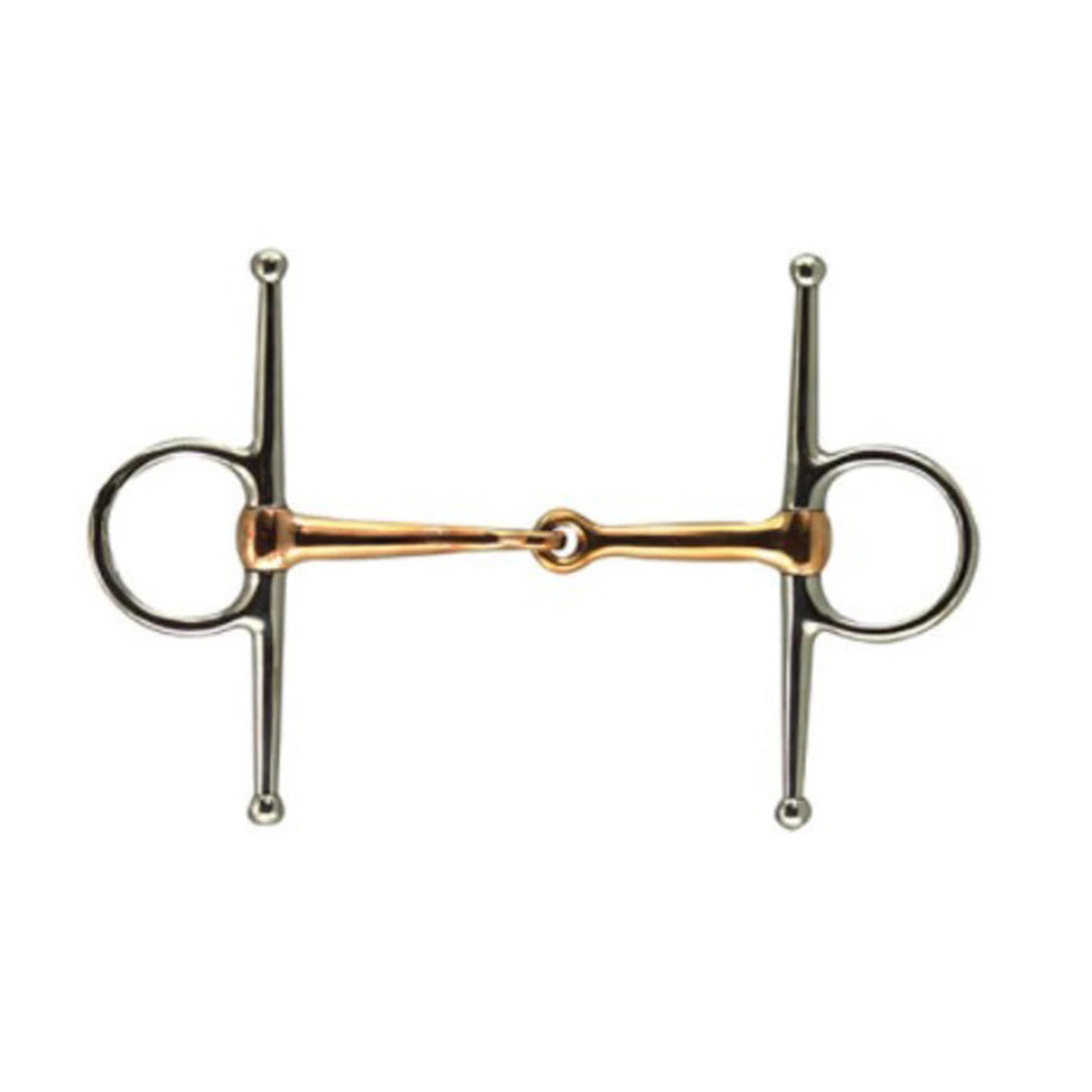 Intrepid Coronet Copper Mouth Full Cheek Snaffle Bit 3 Intrepid Coronet Copper Mouth Full Cheek Snaffle Bit