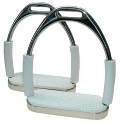 Intrepid Saddle Pads & Fittings Coronet Double Jointed Stirrup Irons
