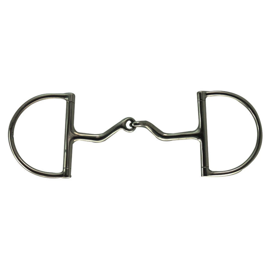 Intrepid Coronet Large Dee Bent Mouth Snaffle Bit 3 Intrepid Coronet Large Dee Bent Mouth Snaffle Bit