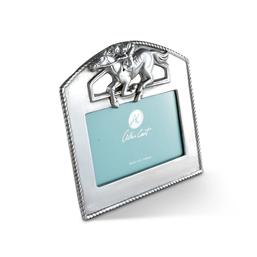 Arthur Court Equestrian Picture Frame - Thoroughbred 4"x 6" 4 Arthur Court Equestrian Picture Frame - Thoroughbred 4"x 6"