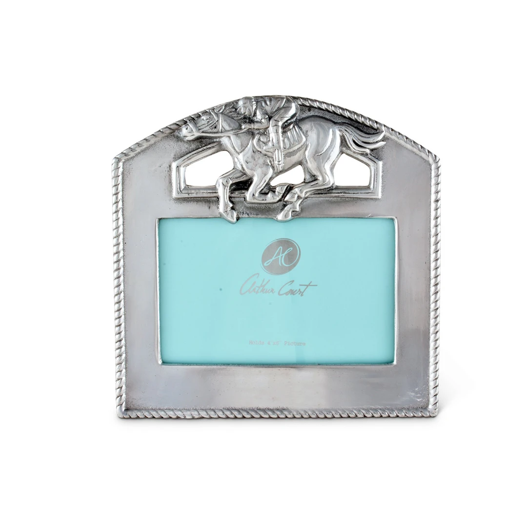 Arthur Court Equestrian Picture Frame - Thoroughbred 4"x 6" 3 Arthur Court Equestrian Picture Frame - Thoroughbred 4"x 6"