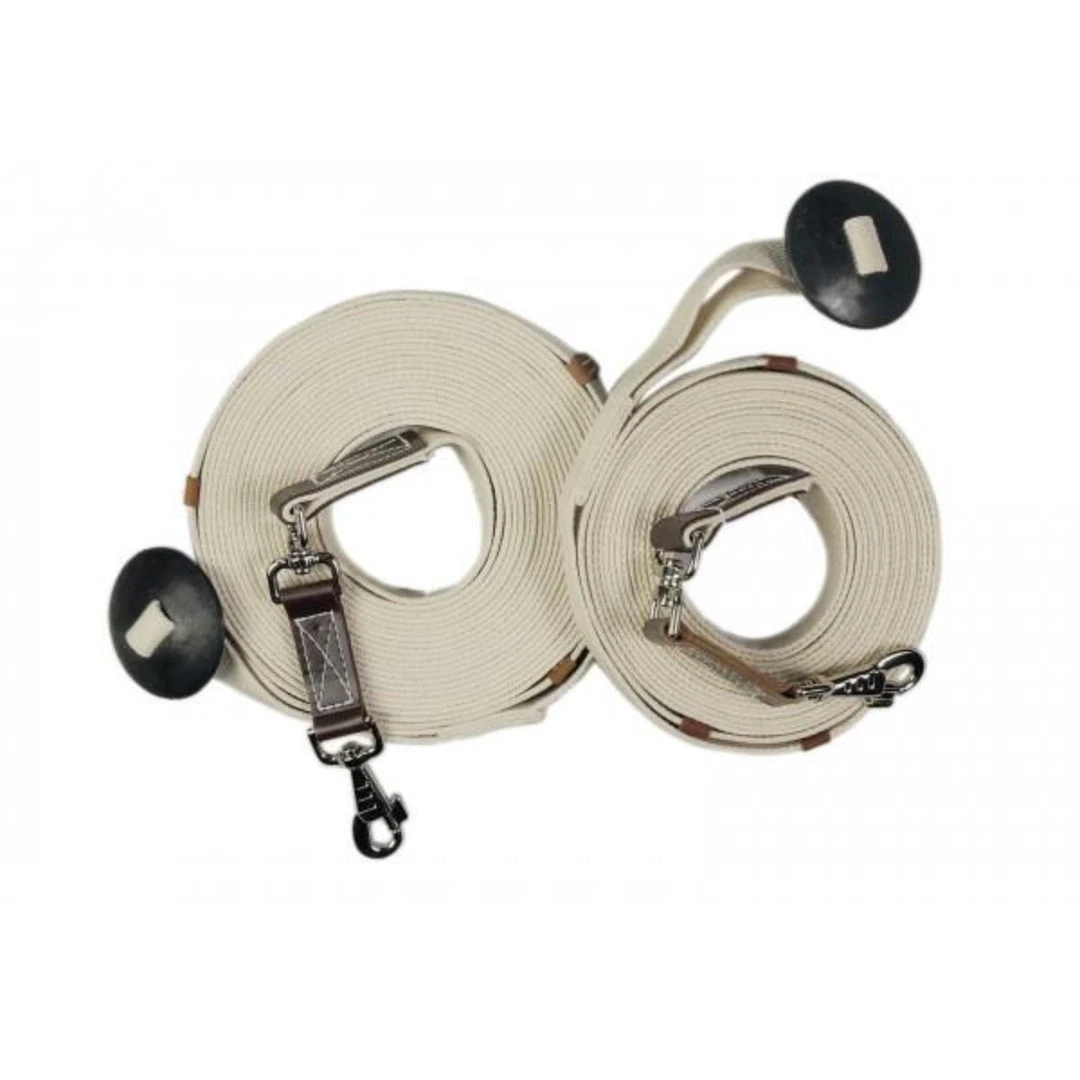 English Riding Supply Centaur Poly-Cotton Web 25' Lunge Line With Donut 3 English Riding Supply Centaur Poly-Cotton Web 25' Lunge Line With Donut