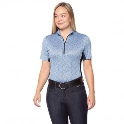 Kerrits Women's Aire Ice Fil Short Sleeve Shirt - Print