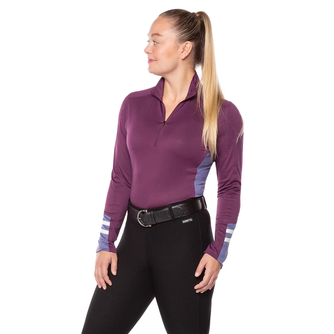 Kerrits Women's Aire Ice Fil Long Sleeve Shirt - Solid Shirts & Tops 8 Kerrits Women's Aire Ice Fil Long Sleeve Shirt - Solid Shirts & Tops
