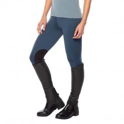 Kerrits Women's Flow Rise Performance Knee Patch Tight Solids Breeches 44 Kerrits Women's Flow Rise Performance Knee Patch Tight Solids Breeches