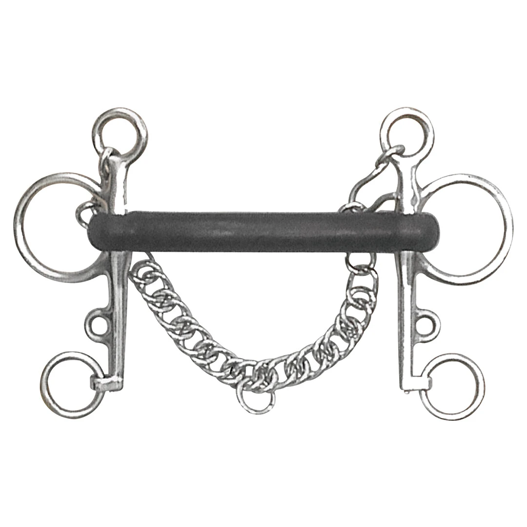 English Riding Supply Centaur Stainless Steel Hard Rubber Mullen Mouth Pelham Bit 3 English Riding Supply Centaur Stainless Steel Hard Rubber Mullen Mouth Pelham Bit
