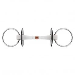 Horse Bits Herm Sprenger Nathe Mullen Mouth Loose Ring With Copper Link - 20mm