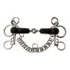 Weatherbeeta Korsteel Rubber Jointed Tom Thumb Pelham Bit Horse Bits 2 Weatherbeeta Korsteel Rubber Jointed Tom Thumb Pelham Bit Horse Bits