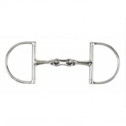 English Riding Supply Centaur Stainless Steel Hunter Dee With French Link Bit Horse Bits