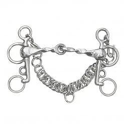 English Riding Supply Centaur® Stainless Steel Slow Twist Tom Thumb Horse Bits