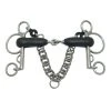 English Riding Supply Metalab Magic Rubber Jointed Pelham Bit