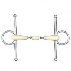 English Riding Supply Happy Mouth Double Jointed Roller Mouth Full Cheek Horse Bits
