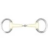 English Riding Supply Happy Mouth Flat Ring Jointed Eggbutt 2 English Riding Supply Happy Mouth Flat Ring Jointed Eggbutt