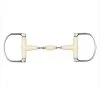 English Riding Supply Happy Mouth Racing Dee Double Jointed Roller Horse Bits