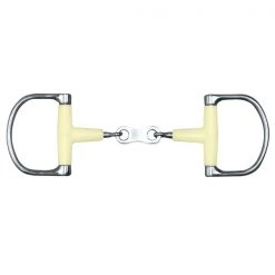 English Riding Supply Happy Mouth Racing Dee Double Jointed Mouth W-French Link