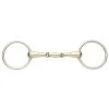 English Riding Supply Horse Bits Ovation Elite German Silver Mouth Snaffle With Stainless Steel Rings
