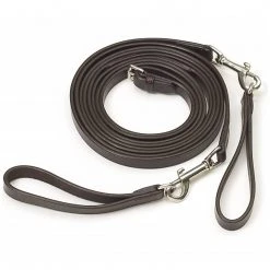 English Riding Supply Horse Training Equipment Camelot Leather Draw Reins
