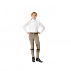 English Riding Supply Ovation Child's Euroweave Front Zip Jodhpurs