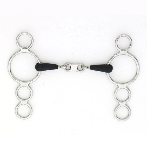 English Riding Supply Centaur Eco Pure 3-Ring Gag French Bit 3 English Riding Supply Centaur Eco Pure 3-Ring Gag French Bit