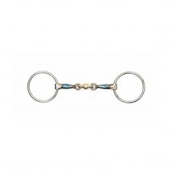 Shires Equestrian Products Shires Blue Sweet Iron Loose Ring With Lozenge Bit