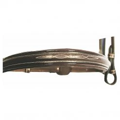 JPC Equestrian HDR Pro Mono Crown Fancy Bridle With Patent Leather Piping And Laced Reins English Bridles