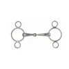 Shires Equestrian Products Shires Hollow Mouth 2-Ring Gag Bit Horse Bits