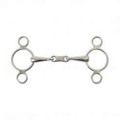 Shires Equestrian Products Horse Bits Shires Two Ring French Link Elevator Gag Bit
