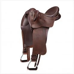 Saddlery Brands International All Purpose & Endurance Saddles Bates Outback Saddle With Swinging Fender And HART