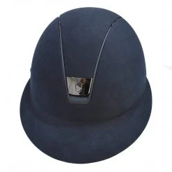 Samshield Custom Miss Shield Blue Alcantara Helmet