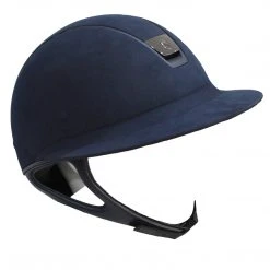 Samshield Custom Miss Shield Blue Alcantara Helmet
